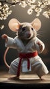 Mouse Sensei: Teaching the Art of Karate with Martial Arts Brilliance