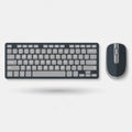 And mouse set against a plain white background. The keyboard is Royalty Free Stock Photo