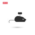 Mouse toy icon vector isolated 2 Royalty Free Stock Photo