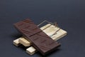 mouse trap with a chocolate bait Royalty Free Stock Photo