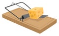 Mouse trap, illustration, vector Royalty Free Stock Photo