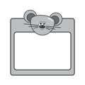 Mouse vector animal frames. eps 10 Royalty Free Stock Photo