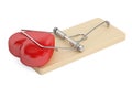 Mousetrap heart trapped, 3D