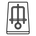 Mousetrap icon, outline style