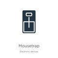 Mousetrap icon vector. Trendy flat mousetrap icon from electronic devices collection isolated on white background. Vector