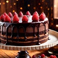 Mousse Cake , traditional popular sweet dessert cake