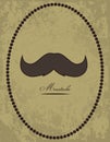 Moustache background