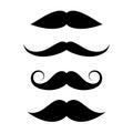 Moustache vector icon Royalty Free Stock Photo