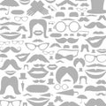 Moustaches a background Royalty Free Stock Photo