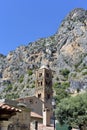 Moustiers-Sainte-Marie in France and its church Royalty Free Stock Photo