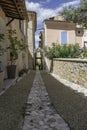 Moustiers-Sainte-Marie, Provencal village near the Valensole. Royalty Free Stock Photo