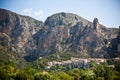 Moustiers-Sainte-Marie village view in Provence, France Royalty Free Stock Photo