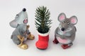 Mousy and a fir-tree