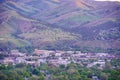 landscape Idaho state University campus and city of Pocatello Royalty Free Stock Photo