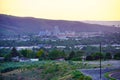 landscape Idaho state University campus and city of Pocatello Royalty Free Stock Photo