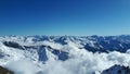 Moutains with clouds