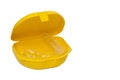 Mouth guard in its container Royalty Free Stock Photo