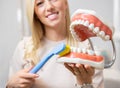 Mouth hygiene and clean healthy teeth concept Royalty Free Stock Photo