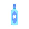 mouth mouthwash cartoon vector illustration Royalty Free Stock Photo