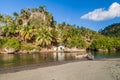 Mouth of Rio Miel near Baracoa, Cu Royalty Free Stock Photo