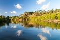 Mouth of Rio Miel river near Baracoa, Cu Royalty Free Stock Photo