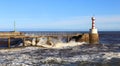 Amble by the North Sea. Royalty Free Stock Photo