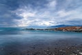 Mouth of the river Entella - Chiavari - Lavagna - Long exposure Royalty Free Stock Photo