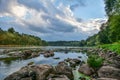 The mouth of the river Neman, Grodno, Belarus Royalty Free Stock Photo