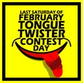 Februay Tongue Twister Contest Day