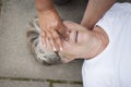 Mouth to mouth resuscitation Royalty Free Stock Photo