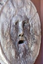 Mouth of Truth, great marble mask, which is located in the portico of the Church of Santa Maria in Cosmedin, Rome, Italy Royalty Free Stock Photo