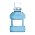 Mouth wash bottle icon Royalty Free Stock Photo
