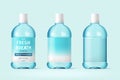 Mouth wash bottle mock-ups