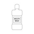 Mouth wash bottle