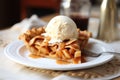 Mouth-watering Apple Pie with Ice Cream