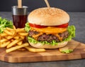 Mouth-Watering Gourmet Burger: Culinary Delight