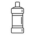 Mouthwash care icon outline vector. Dental wash Royalty Free Stock Photo