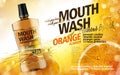 Mouthwash product ad