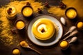 A mouthwatering image showcasing the golden goodness of Quindim, a Brazilian egg pudding.