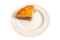 Mouthwatering Moussaka Plate PNG Isolated