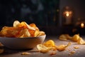 Mouthwatering satisfaction found in the crispy and delicious potato chips