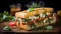 Paneer Tikka Sandwich