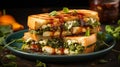 Paneer Tikka Sandwich