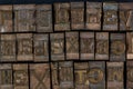 movable type alphabet set Royalty Free Stock Photo