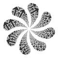 Move Arrow Icon Centrifugal Twist