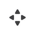 Move cursor arrows vector icon