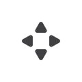 Move cursor arrows vector icon