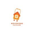 move home logo color vector illustration template design
