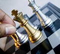 Move Silver Chess Pawn