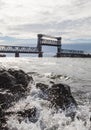 A moveable bridge across the Dniester